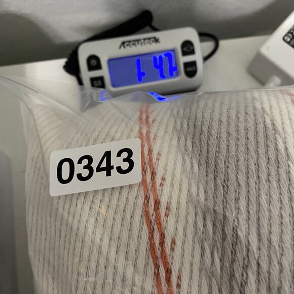 Margaret O'leary Cardigan Sweater Womens Size S/M Gray Striped Fringe - Picture 11 of 12